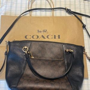 Coach purse, signature Kacey Satchel lightly used